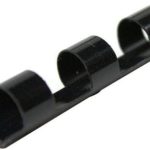 CFS Products Plastic Comb Binding Spines, 1 1/2" Inch Diameter, Black, 290 Sheets, 100 Pack - 13112